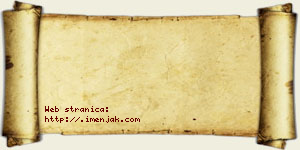 Negovanka Arsić vizit kartica